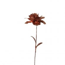 شاخه گل مصنوعی مسی مدل Rose-copper